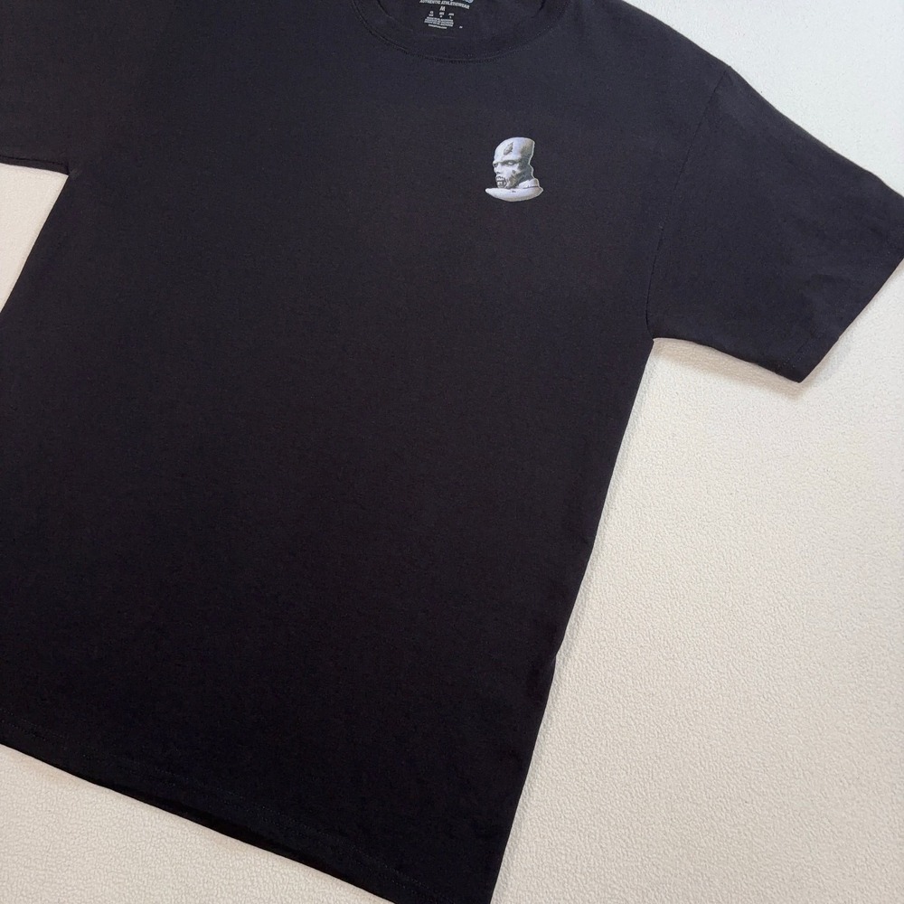 Champion Resident Evil T-Shirt Men's M Black Zombie Cerberus Graphic Spellout - Picture 5 of 12